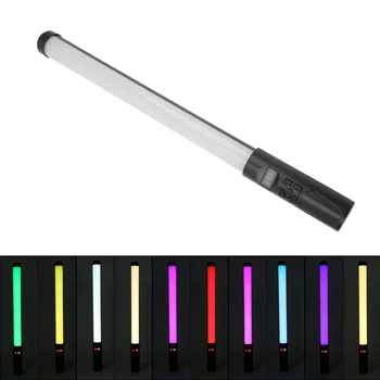 Nešiojamų RGB Handheld LED Vaizdo Šviesos Lazdelė Stick 3200-5500K Lauko Fotografijos Full RGB Gyventi Užpildyti Lempos Grožio Nuotrauka Stick