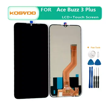 Originalus Ace Buzz 3 + LCD Ekranas + Touch Ekranas Asamblėjos skaitmeninis keitiklis Ace Buzz 3 Plus LCD Telefono Ekranas+Įrankiai
