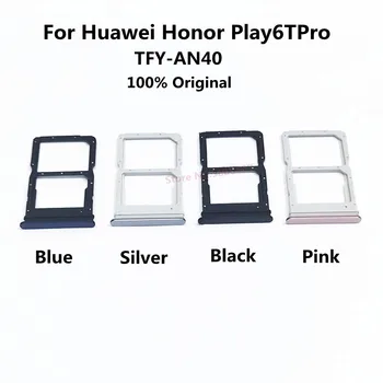 Originalus TF SIM Kortelės Dėklas Huawei Honor Žaisti 6T PRO Play6TPro TFY-AN40 SD/SIM TF Kortelės Turėtojas Reader Padengti Atveju Pakeitimo
