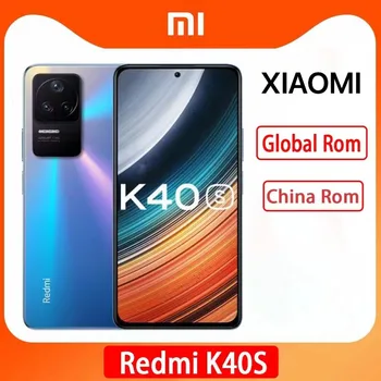 Originalus Xiaomi Redmi K40S Pasaulio Rom 5G Smartphone12GB 256 GB Snapdragon 870 Octa Core 4500mAh 48MP OIS Kamera, Greito Įkrovimo 67W