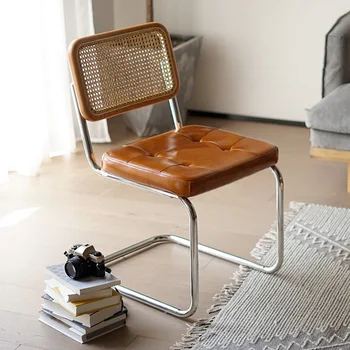 Poilsio Biuro Kambarį Rotango Kėdės Dizaino Sodo Laisvalaikio Kėdė Virtuvėje Suaugusiųjų Patogus Chaises De Salonas Modernus Baldai