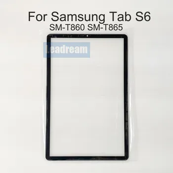 Priekinės Jutiklinis Ekranas Stiklas, Skirtas Samsung Galaxy Tab S6 10.5 T860 T865 T865N T867 T866N Priekiniai Touch Stiklas su OCA