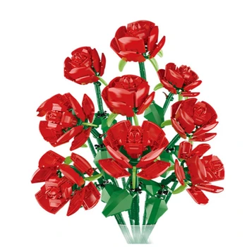 Puokštė Rožių Amžinąjį Gėlių Blokai Romantiška Rožė Asamblėjos Namų Dekoro 