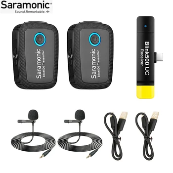 Saramonic Blink500 B6 Bevielis Mikrofonas 2.4 GHz Dual-Channel Mic Sistemos Lavalier 