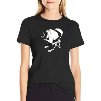 Shinji-kun T-Shirt gyvūnų spausdinti marškinėliai mergaitėms medvilnės t marškinėliai Moterims