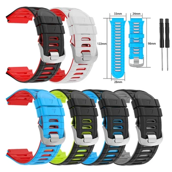 Silikono Dirželis Reguliuojamas Sporto Žiūrėti Watchband Garmin Forerunner 920XT