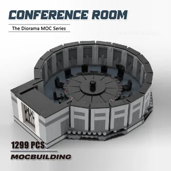 Star Movie Konferencijų Kambarys Diorama SS Statybos Blokus 