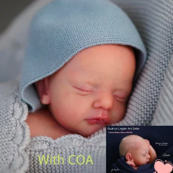 [Su COA] Tuščią Reborn Baby Rinkinio Sam Su COA Limited Edition Unpainted Nebaigtų 19 Colių Bebe Atgimsta Lėlės Formų Dalys