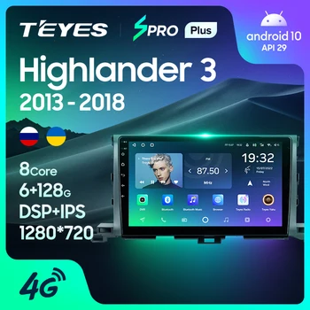 TEYES SPRO Plius Toyota Highlander 3 XU50 2013 - 2018 Automobilio Radijo Multimedia Vaizdo Grotuvas, Navigacija, Nr. 2din 2 din dvd