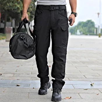 Taktinės kelnės, vyriški lauko kariuomenės ventiliatorius kelnės, specialiųjų pajėgų kamufliažinės kelnės, laisvi drabužiai-atsparus multi-kišeniniai kelnės