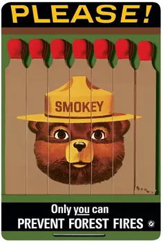 Tanda Timah Beruang Smokey