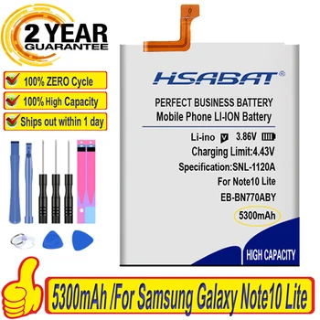 Top Brand 100% Naujas 5300mAh EB-BN770ABY Baterijos Samsung Galaxy Note10 Lite / 10 Pastaba Lite Baterijas + nemokamas įrankiai