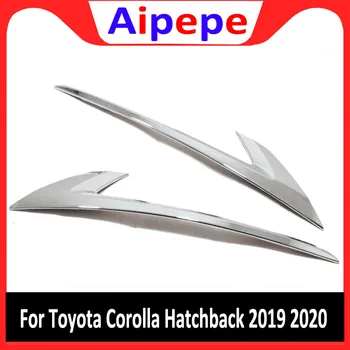 Toyota Corolla Hečbekas 2019 2020 ABS Chrome Galiniai Žibintai Lempa Apdailos Vokų Padengti Apdaila 2vnt Automobilių Stilius
