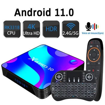 Transpeed Android 11 TV Box PK3318 2.4 G&5.8 G Dual Wifi, 3D, 4K Usb3.0 TV imtuvas, Spartus Set Top TV BOX