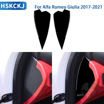 Už Alfa Romeo Giulia 2017 2018 2019 2020 2021 Reikmenys, Automobilių Plastikinės Juodos Interjero Prietaisų Skydo Šonų Apdaila Lipdukas