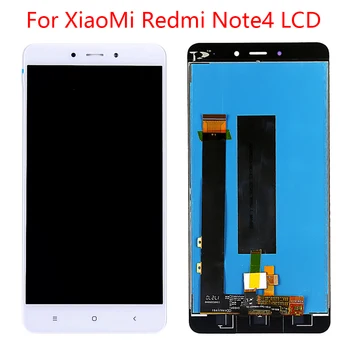 Už Xiaomi Redmi 4 Pastaba LCD ekranas su rėmu jutiklinis ekranas Redmi 4 Pastaba MTK Gel X20 LCD ekranas asamblėja