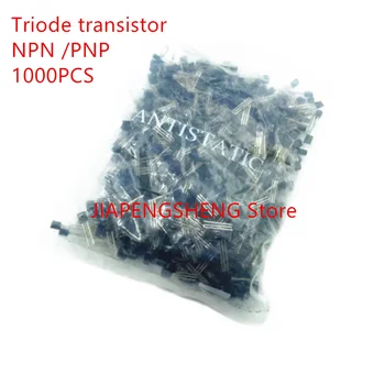 Visą paketą į triode tranzistorius 2N4401 2N4403 2SA1015 2SC1815 2SC945 TO-92 tranzistorius