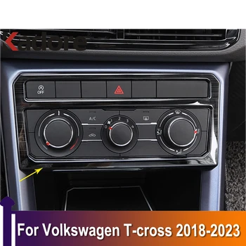 Volkswagen VW T-kirsti Tcross 2018 2019 2020 2021 2022 2023 Automobilių Center Control Panel Lipdukai Padengti Automobilio Interjero Priedai