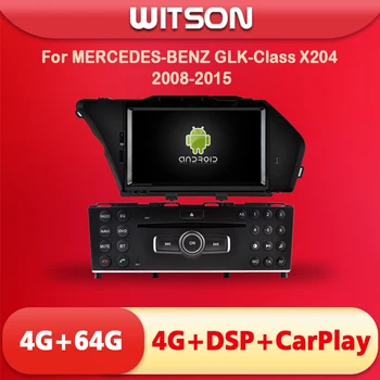 WITSON Android 12 Octa - core 4G+64G AUTOMOBILIO DVD GROTUVAS GPS MERCEDES-BENZ GLK Belaidžio Carplay auto dvd navigacijos GPS car audio