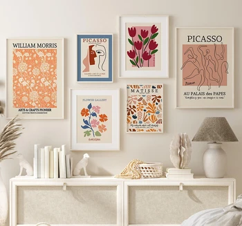 William Morris Plakatas Gėlių Rinkoje Menas Spausdinti Matisse ' Picasso Drobės Tapybos Galerija Sienos Nuotrauka Už Kambarį Miegamojo Puošimas