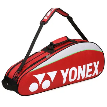 YONEX Badmintono Rakečių Krepšys 3 Raketės Vandeniui Vieno Peties Shuttlecock Raketės Sporto Krepšys Su Batai Skyrelio