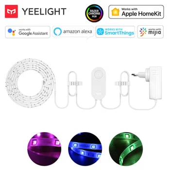 Yeelight LED Lightstrip 1S YLDD05YL 2 Metrų RGB Kalėdų Dekoro išmanus šviesos srautą galima reguliuoti Šviesos Juostelės Homekit 