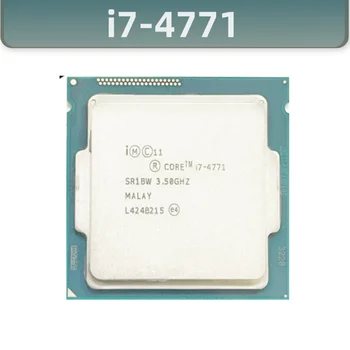 i7-4771 3.5 GHz Keturių Branduolių stalinių procesorių Kompiuterio PROCESORIUS i7 4771 scrattered vienetų