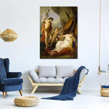 sienos menas šiuolaikinių Įžymybių dizaineris Angelica Kauffman Paveikslai Rankų dažytos Aukštos kokybės