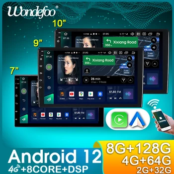 universalus 2 DIN Automobilio Radijas 7 9 10 Colių Android daugialypės terpės Grotuvas, GPS, WIFI, Bluetooth CarPlay Toyota 